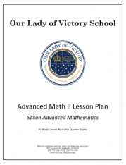 Lesson Plans – Grade 12 Advanced Math II